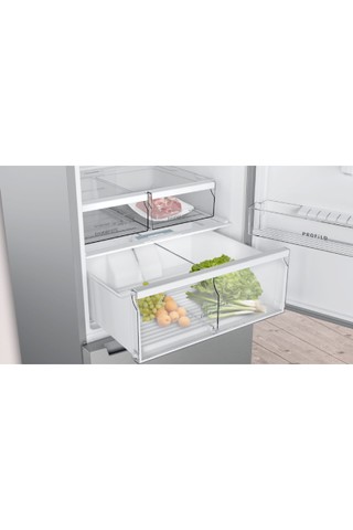 Alttan Donduruculu Buzdolabı 186 x 75 cm Kolay temizlenebilir Inox