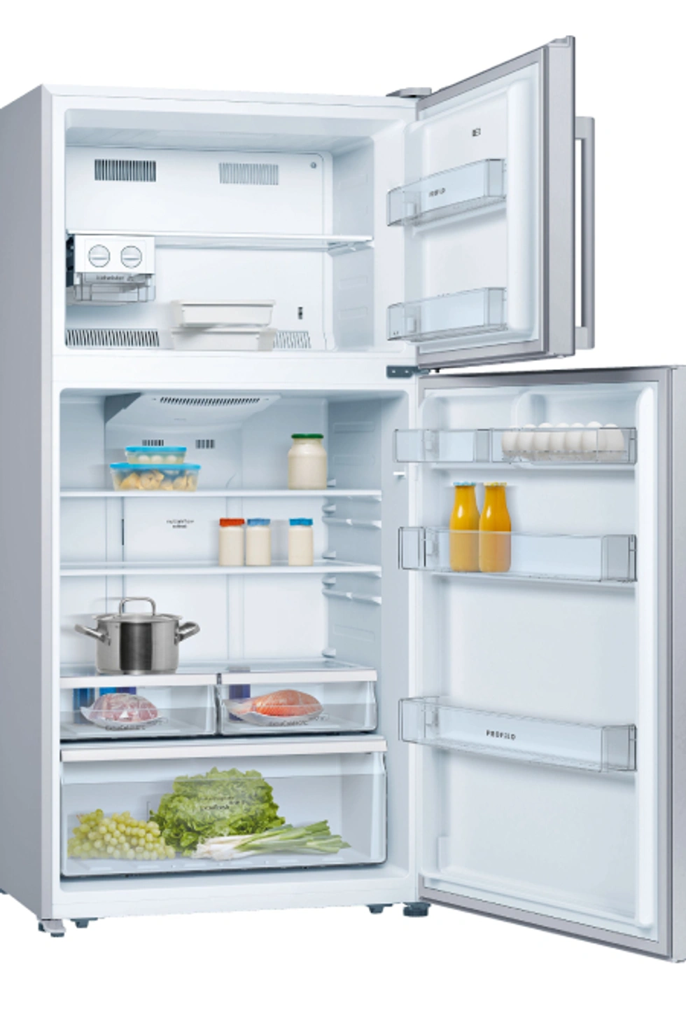 Üstten Donduruculu Buzdolabı 180.6 x 86 cm Kolay temizlenebilir Inox