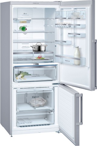 Alttan Donduruculu Buzdolabı 186 x 75 cm Kolay temizlenebilir Inox