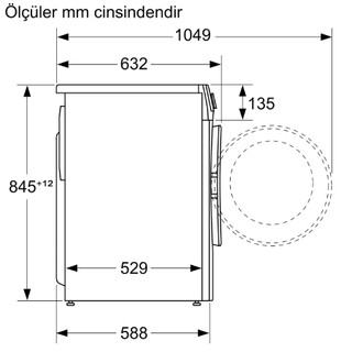 Çamaşır Makinesi 9 kg 1000 dev./dak.